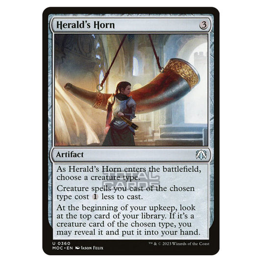 Magic The Gathering - March of the Machine - Commander - Herald's Horn - 0360