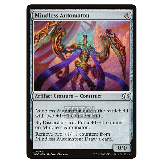 Magic The Gathering - March of the Machine - Commander - Mindless Automaton - 0365