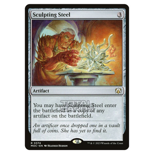 Magic The Gathering - March of the Machine - Commander - Sculpting Steel - 0374