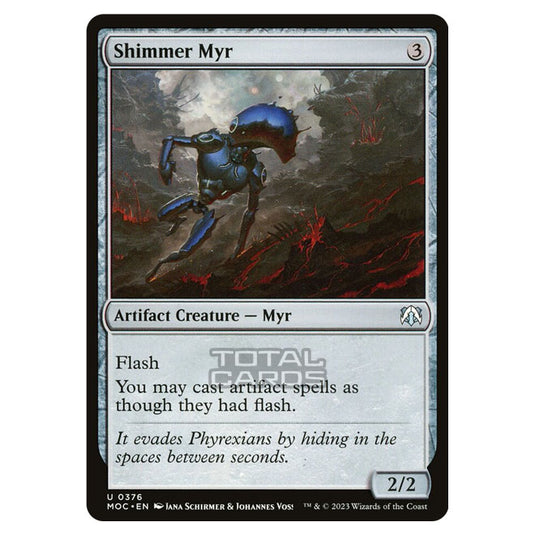 Magic The Gathering - March of the Machine - Commander - Shimmer Myr - 0376