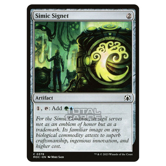 Magic The Gathering - March of the Machine - Commander - Simic Signet - 0378