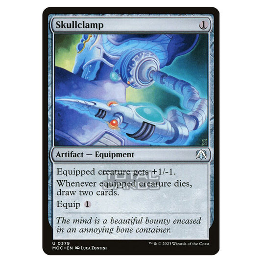 Magic The Gathering - March of the Machine - Commander - Skullclamp - 0379