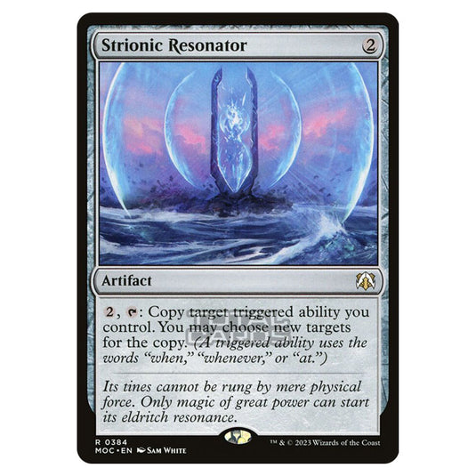 Magic The Gathering - March of the Machine - Commander - Strionic Resonator - 0384