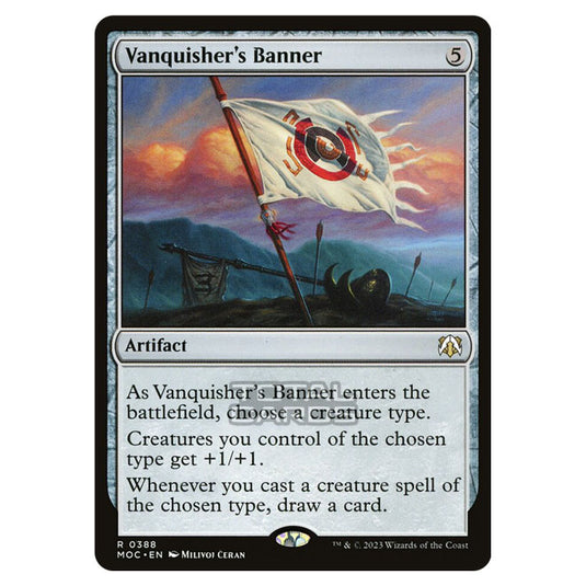 Magic The Gathering - March of the Machine - Commander - Vanquisher's Banner - 0388