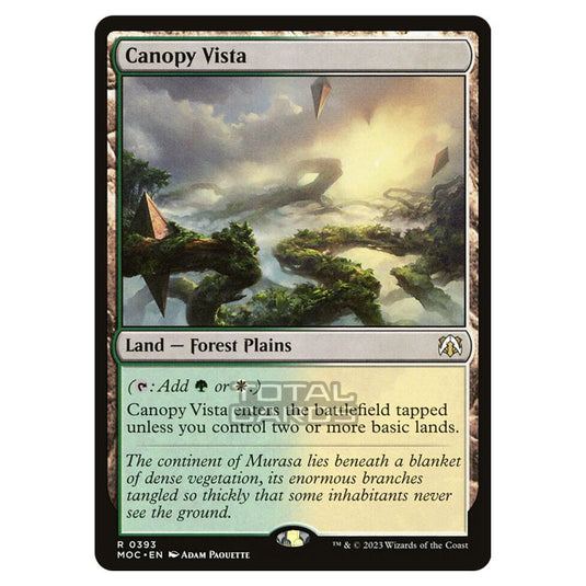 Magic The Gathering - March of the Machine - Commander - Canopy Vista - 0393