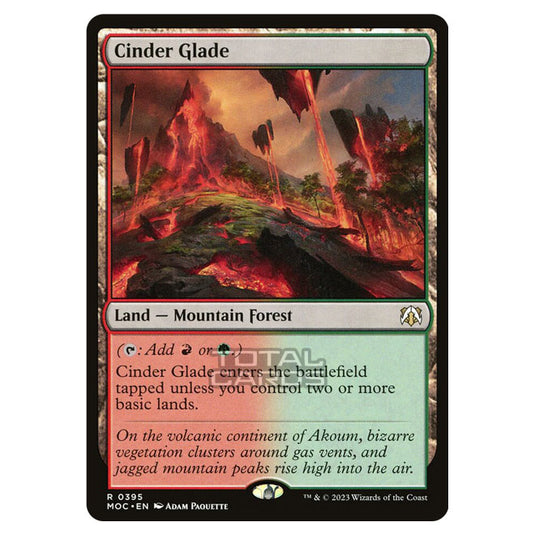 Magic The Gathering - March of the Machine - Commander - Cinder Glade - 0395