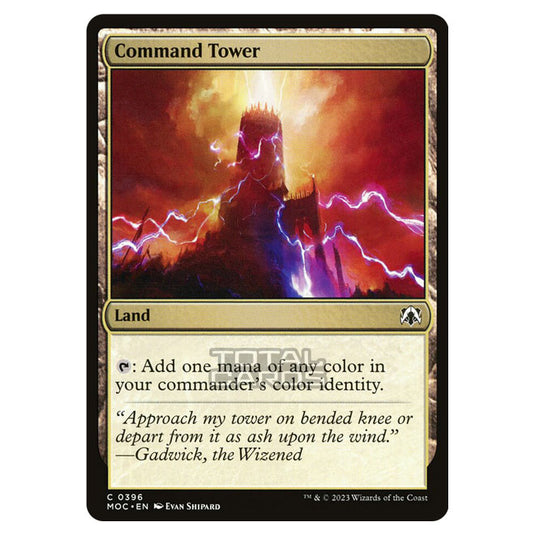 Magic The Gathering - March of the Machine - Commander - Command Tower - 0396