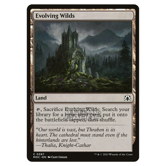 Magic The Gathering - March of the Machine - Commander - Evolving Wilds - 0397