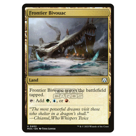 Magic The Gathering - March of the Machine - Commander - Frontier Bivouac - 0402