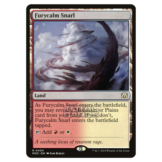 Magic The Gathering - March of the Machine - Commander - Furycalm Snarl - 0404