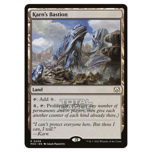 Magic The Gathering - March of the Machine - Commander - Karn's Bastion - 0409