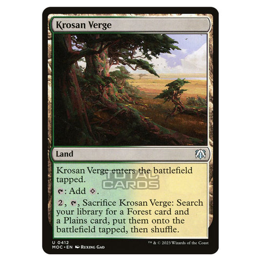 Magic The Gathering - March of the Machine - Commander - Krosan Verge - 0412