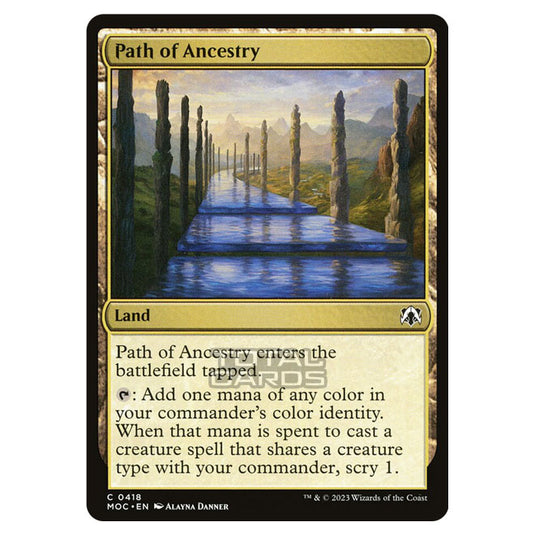 Magic The Gathering - March of the Machine - Commander - Path of Ancestry - 0418