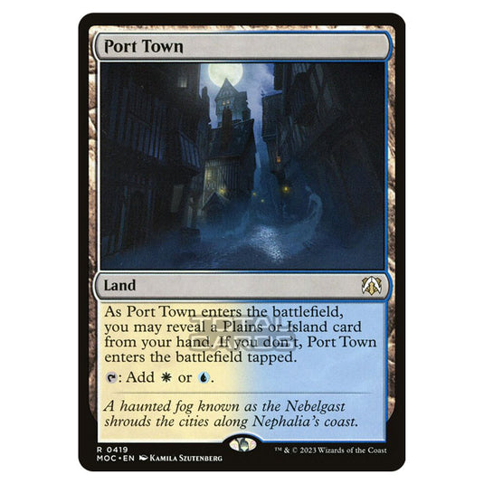 Magic The Gathering - March of the Machine - Commander - Port Town - 0419