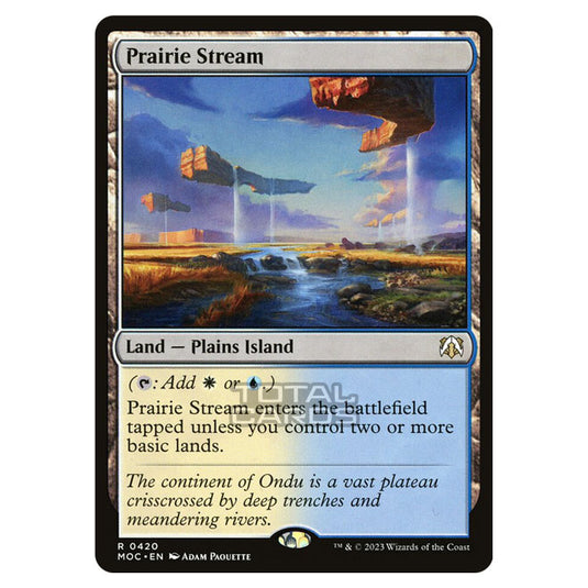 Magic The Gathering - March of the Machine - Commander - Prairie Stream - 0420