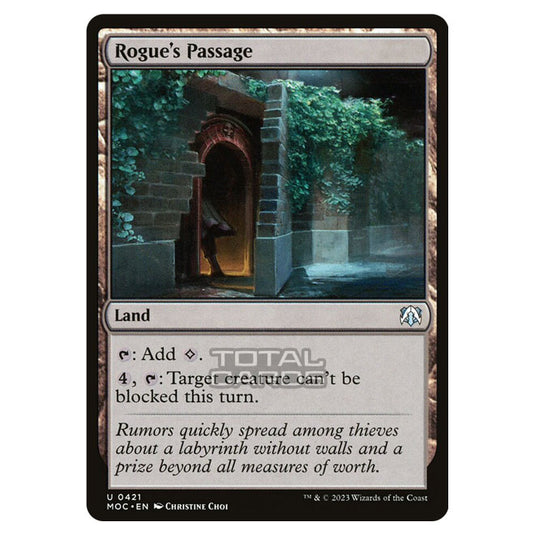 Magic The Gathering - March of the Machine - Commander - Rogue's Passage - 0421