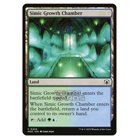 Magic The Gathering - March of the Machine - Commander - Simic Growth Chamber - 0424