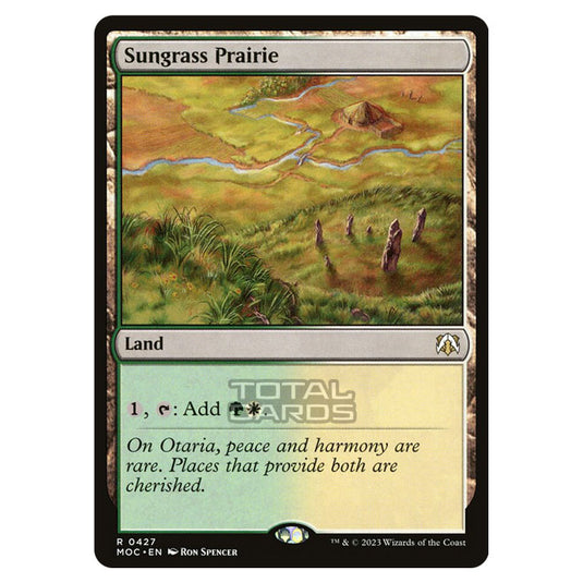 Magic The Gathering - March of the Machine - Commander - Sungrass Prairie - 0427