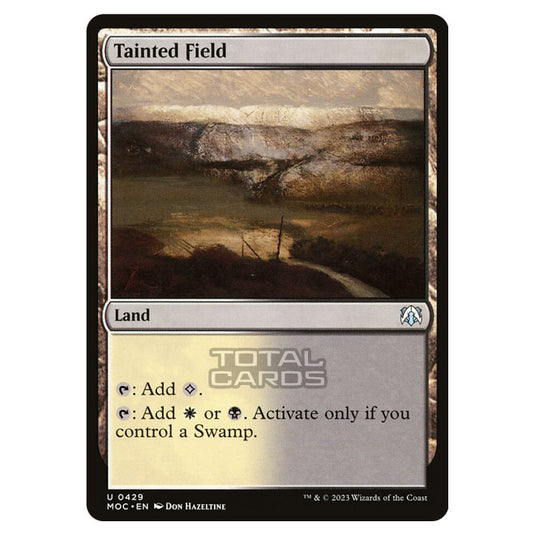 Magic The Gathering - March of the Machine - Commander - Tainted Field - 0429