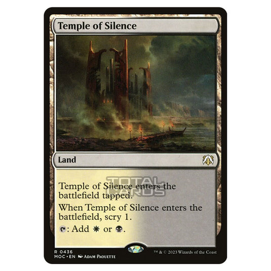 Magic The Gathering - March of the Machine - Commander - Temple of Silence - 0436