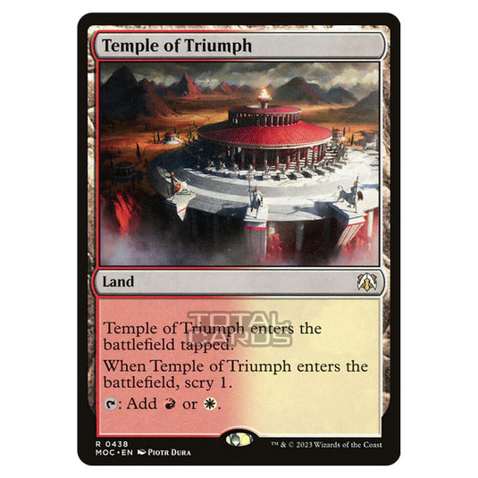 Magic The Gathering - March of the Machine - Commander - Temple of Triumph - 0438