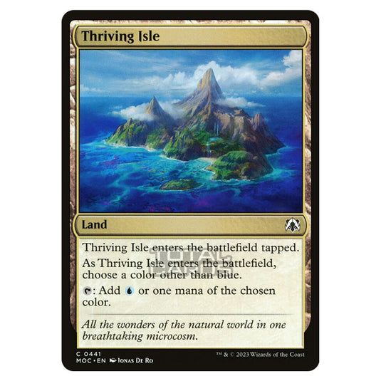 Magic The Gathering - March of the Machine - Commander - Thriving Isle - 0441