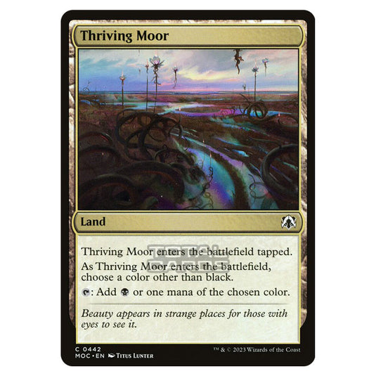 Magic The Gathering - March of the Machine - Commander - Thriving Moor - 0442