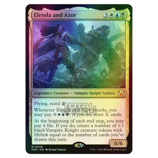 Magic The Gathering - March of the Machine - Commander - Elenda and Azor - 0006 (Foil)