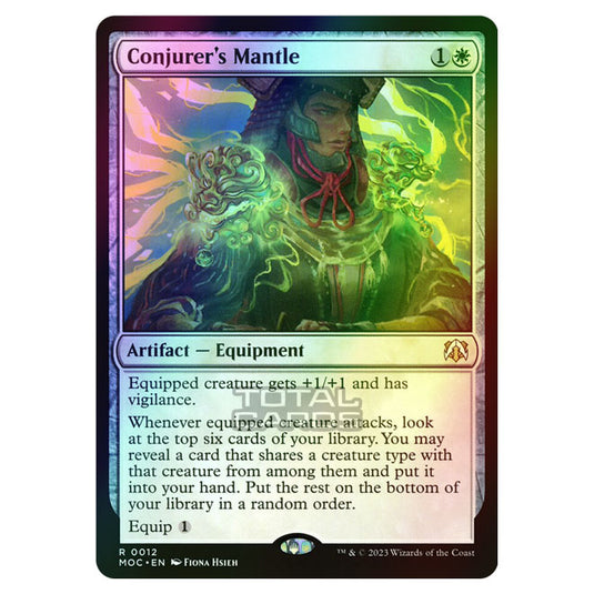 Magic The Gathering - March of the Machine - Commander - Conjurer's Mantle - 0012 (Foil)