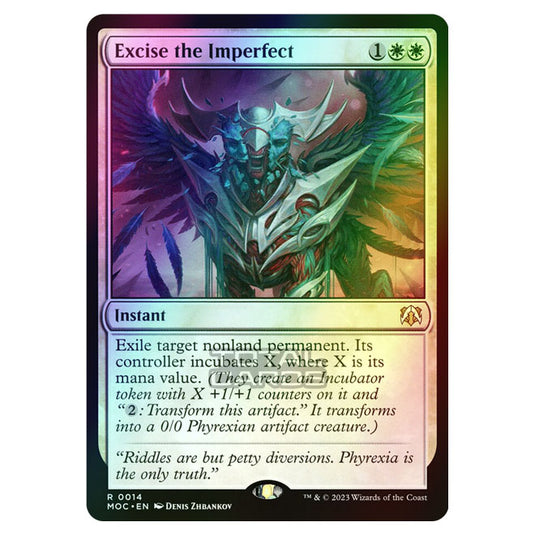 Magic The Gathering - March of the Machine - Commander - Excise the Imperfect - 0014 (Foil)