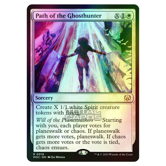 Magic The Gathering - March of the Machine - Commander - Path of the Ghosthunter - 0018 (Foil)