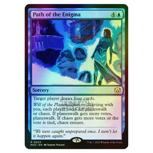 Magic The Gathering - March of the Machine - Commander - Path of the Enigma - 0023 (Foil)