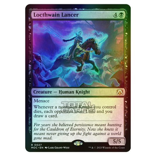 Magic The Gathering - March of the Machine - Commander - Locthwain Lancer - 0027 (Foil)