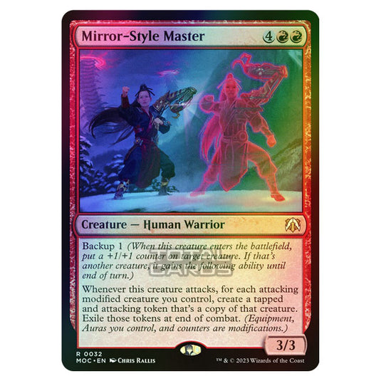 Magic The Gathering - March of the Machine - Commander - Mirror-Style Master - 0032 (Foil)