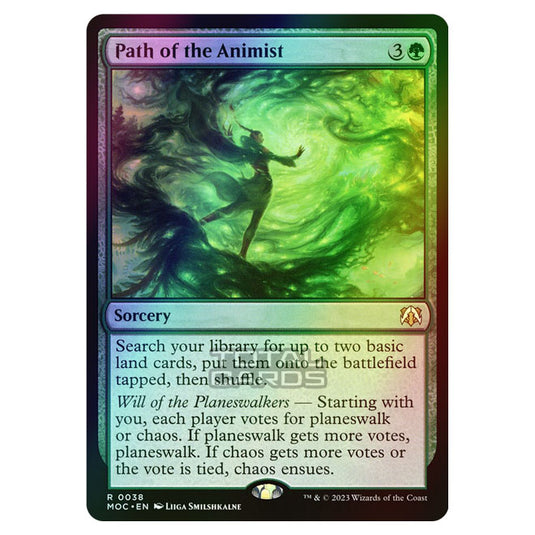 Magic The Gathering - March of the Machine - Commander - Path of the Animist - 0038 (Foil)