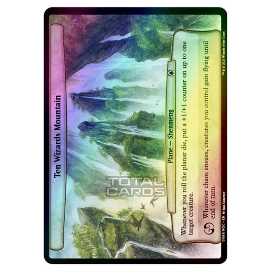 Magic The Gathering - March of the Machine - Commander - Ten Wizards Mountain - 0066 (Foil)