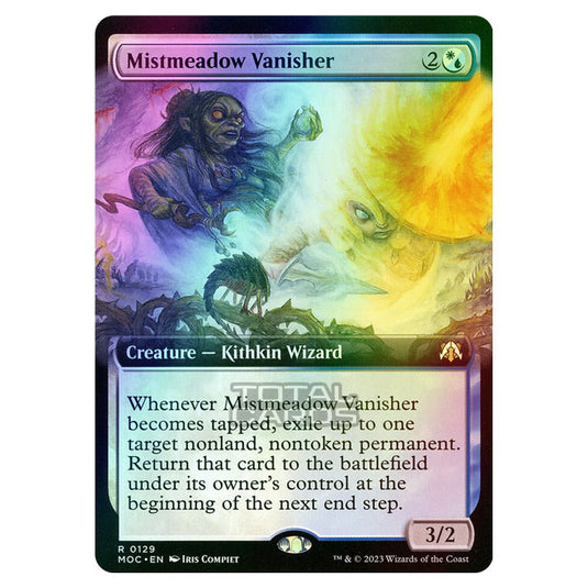 Magic The Gathering - March of the Machine - Commander - Mistmeadow Vanisher (Extended Art Card)  - 0129 (Foil)