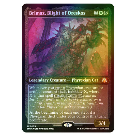 Magic The Gathering - March of the Machine - Commander - Brimaz, Blight of Oreskos - 0135 (Foil)