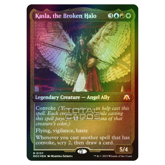 Magic The Gathering - March of the Machine - Commander - Kasla, the Broken Halo - 0137 (Foil)