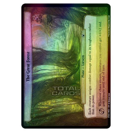 Magic The Gathering - March of the Machine - Commander - The Great Forest - 0144 (Foil)
