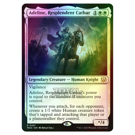 Magic The Gathering - March of the Machine - Commander - Adeline, Resplendent Cathar - 0167 (Foil)