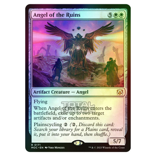 Magic The Gathering - March of the Machine - Commander - Angel of the Ruins - 0171 (Foil)