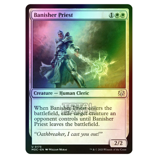 Magic The Gathering - March of the Machine - Commander - Banisher Priest - 0173 (Foil)