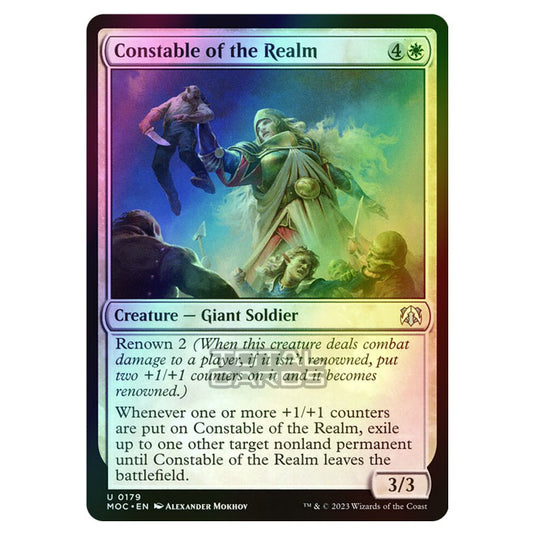 Magic The Gathering - March of the Machine - Commander - Constable of the Realm - 0179 (Foil)