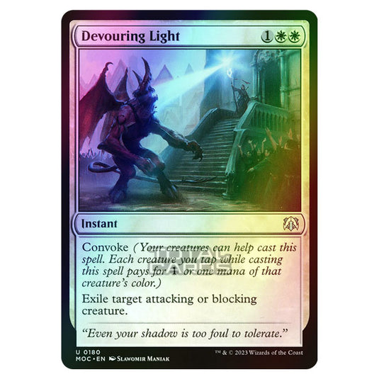 Magic The Gathering - March of the Machine - Commander - Devouring Light - 0180 (Foil)