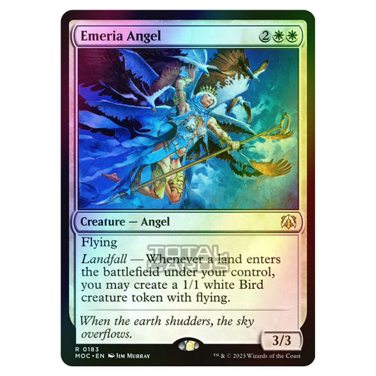 Magic The Gathering - March of the Machine - Commander - Emeria Angel - 0183 (Foil)