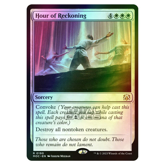 Magic The Gathering - March of the Machine - Commander - Hour of Reckoning - 0190 (Foil)