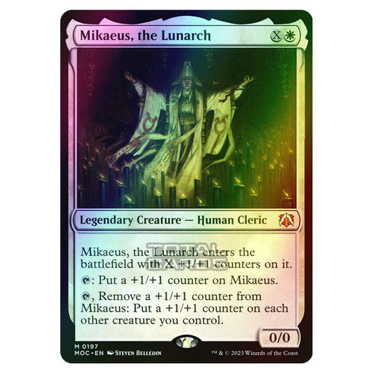 Magic The Gathering - March of the Machine - Commander - Mikaeus, the Lunarch - 0197 (Foil)