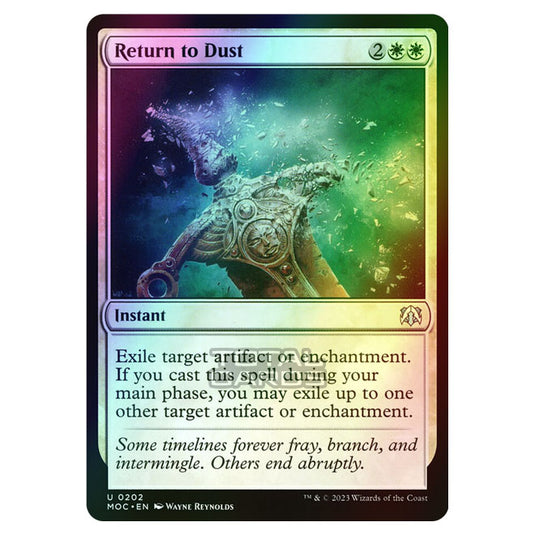 Magic The Gathering - March of the Machine - Commander - Return to Dust - 0202 (Foil)