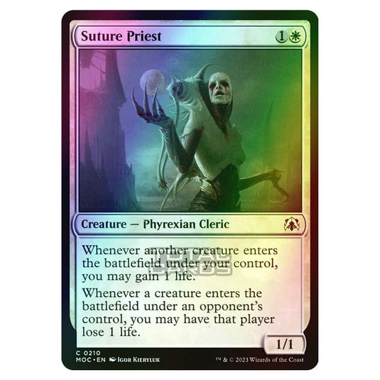 Magic The Gathering - March of the Machine - Commander - Suture Priest - 0210 (Foil)